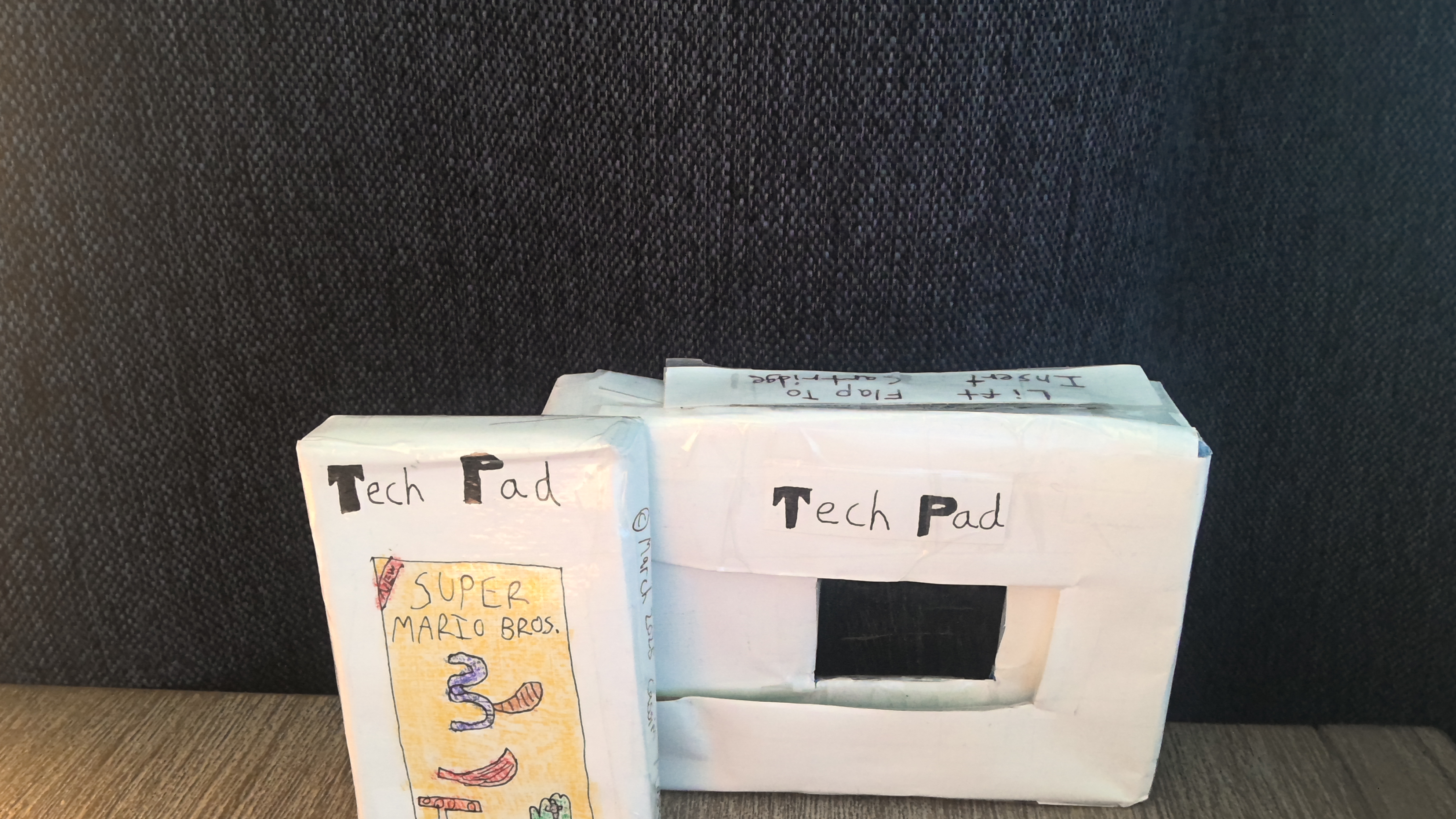 Techpad cardboard console